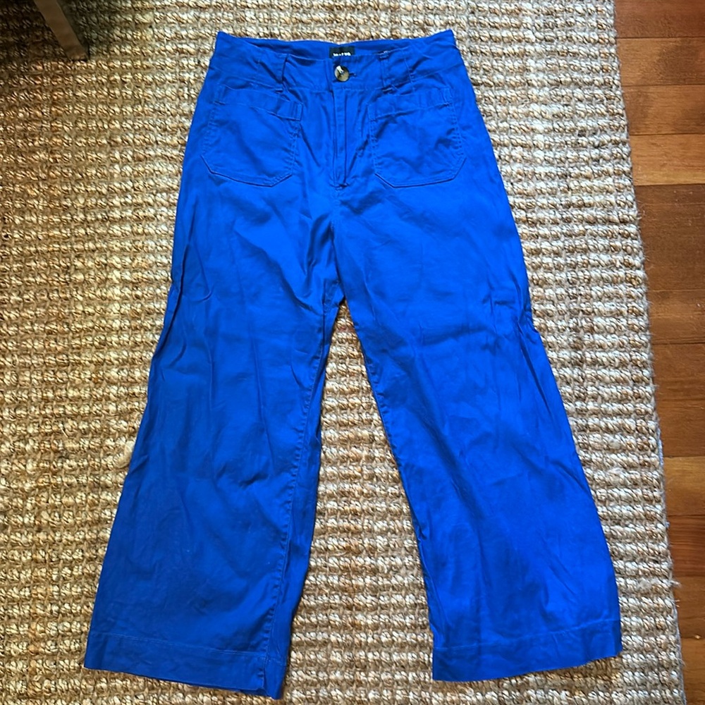 Anthropologie Maeve Collette Linen cropped pants